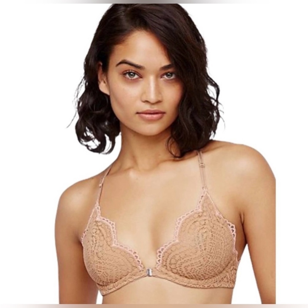 Free People Intimately Slow Dance Underwire Bra in Nude Size 32B - Picture 2 of 12